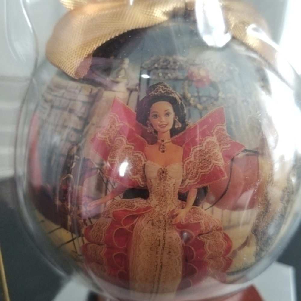 Barbie 4' Decoupage Ornament-‎ set of 2